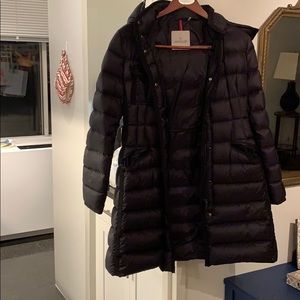Moncler Black Coat Size 1